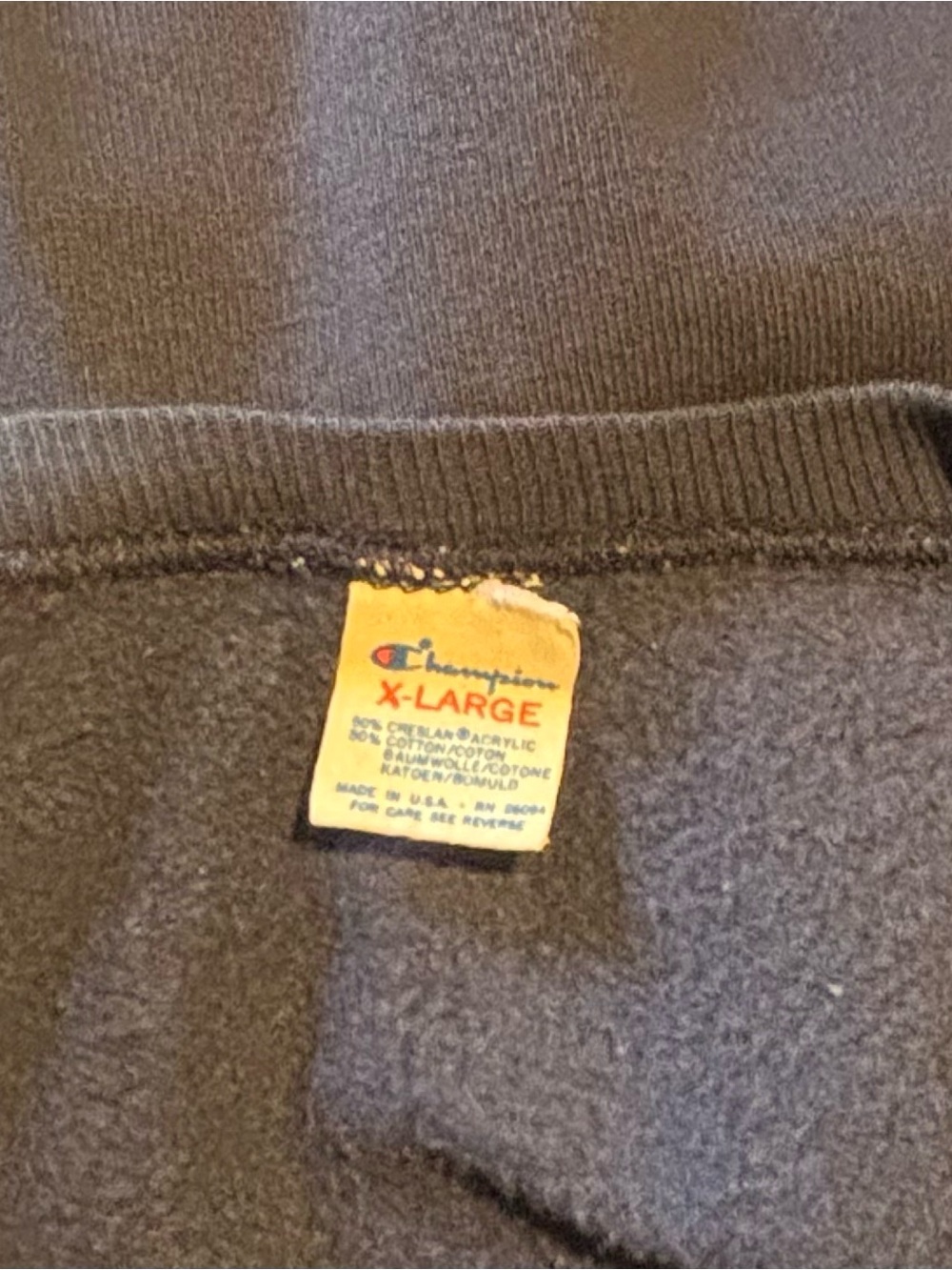 Vintage University at Buffalo Navy Crewneck Sweatshirt - Picture 4 of 4